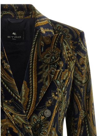 Жакет ETRO Double-breasted blazer (WRCA001099SAE1VX0883) #