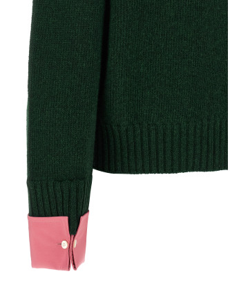 Свитер PRADA Removable cuffs sweater (P24F3VSOOO6339F0422) #