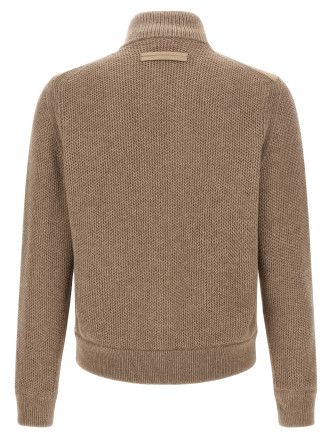 Кардиган ZEGNA Suede panel cardigan (UIK72A4154N92) #