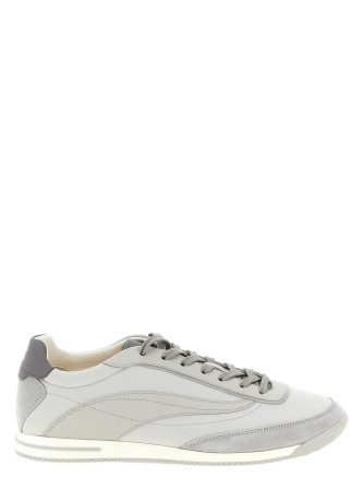Кроссовки BRUNELLO CUCINELLI Techno and nubuck fabric sneakers