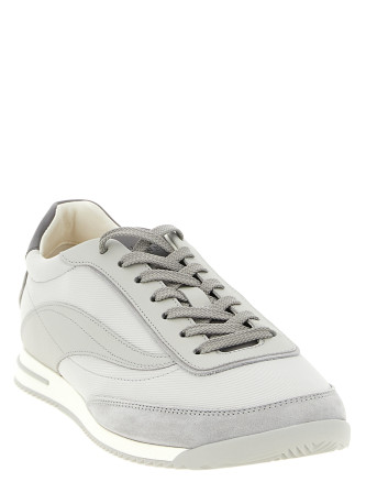 Кроссовки BRUNELLO CUCINELLI Techno and nubuck fabric sneakers (MZUGNIA357CEE21) #