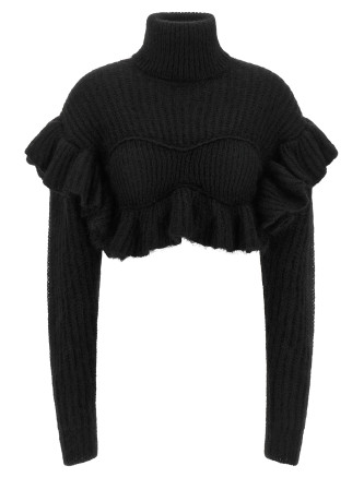 Свитер ELISABETTA FRANCHI Ruffle sweater