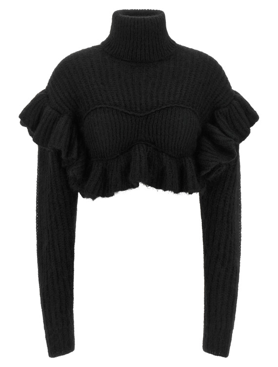 Свитер ELISABETTA FRANCHI Ruffle sweater (MK43T67E2110) #1