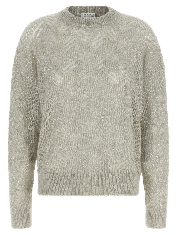 Свитер BRUNELLO CUCINELLI 'Dazzling Abstract Leaf' (MRG562500CBV65) #1