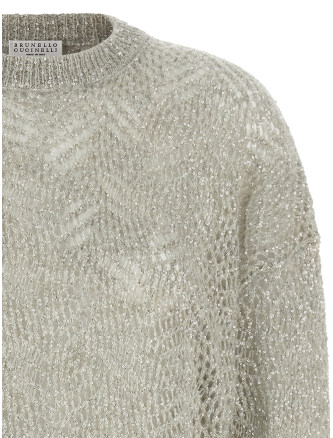 Свитер BRUNELLO CUCINELLI 'Dazzling Abstract Leaf' (MRG562500CBV65) #
