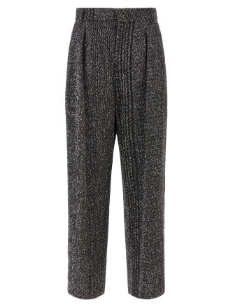 Брюки MISSONI Lamé and sequin yarn pants