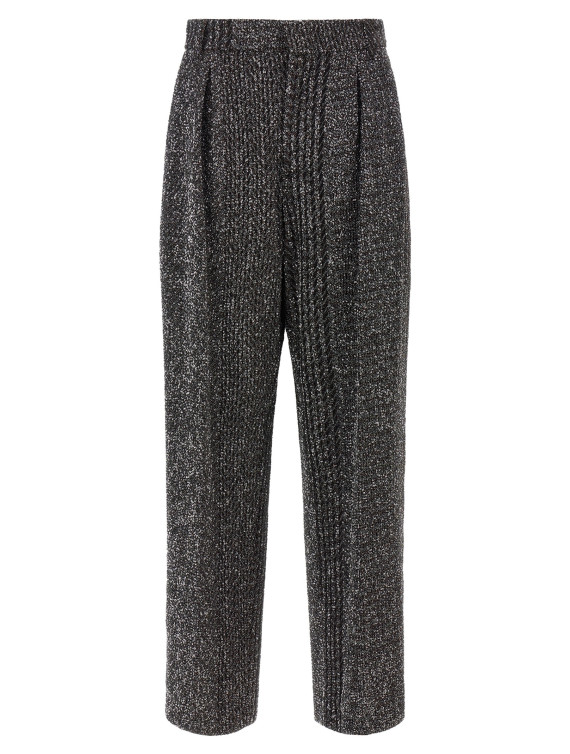 Брюки MISSONI Lamé and sequin yarn pants (DS26WI0XBC006RS91TP) #1