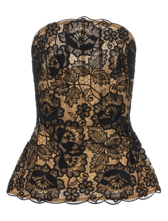 Вечерний топ ELIE SAAB Guipure lace corset