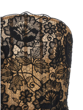 Вечерний топ ELIE SAAB Guipure lace corset (TO436NF26LA011BLACK) #