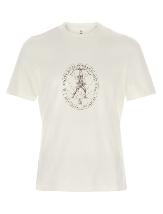 Футболка BRUNELLO CUCINELLI Printed T-shirt