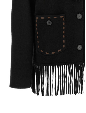 'Western Fringe' jacket (W48019JMBLACK) #