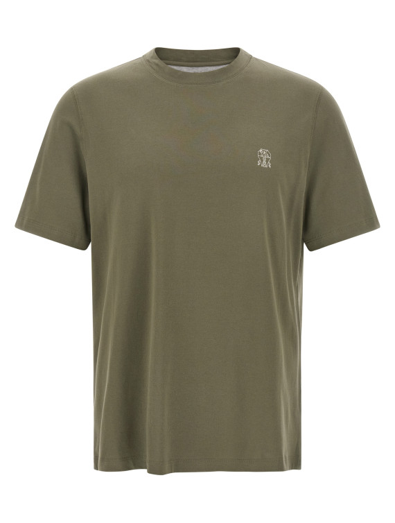 Футболка BRUNELLO CUCINELLI Logo T-shirt (M0B138440CSR69) #1