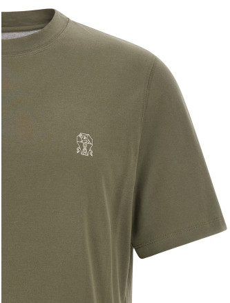 Футболка BRUNELLO CUCINELLI Logo T-shirt (M0B138440CSR69) #