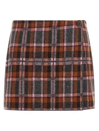 Мини-юбка GUEST IN RESIDENCE Tartan skirt