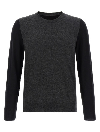 Свитер MAISON MARGIELA Two-tone wool sweater