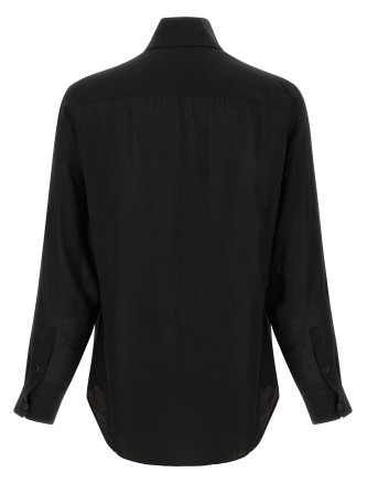 Рубашка YOHJI YAMAMOTO Stole collar shirt (HWB112012) #