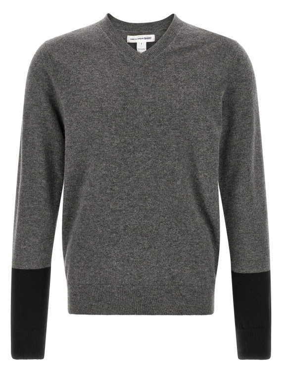 Свитер COMME DES GARCONS SHIRT Color-block sweater (FZN1110513) #1