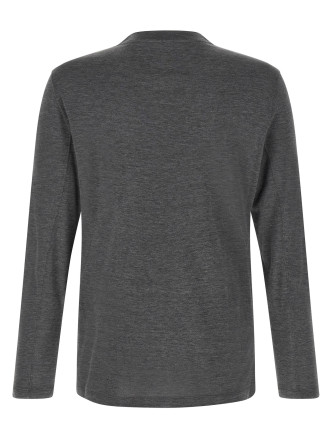 Футболка BRUNELLO CUCINELLI Silk and cotton t-shirt (MH8367433CWD40) #