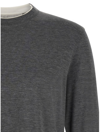 Футболка BRUNELLO CUCINELLI Silk and cotton t-shirt (MH8367433CWD40) #