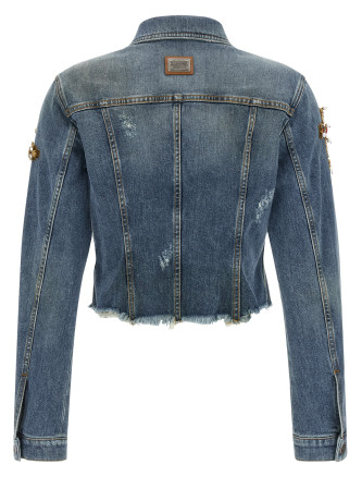 Куртка DOLCE & GABBANA Cross denim jacket (F9U67ZG8PG6S9001) #