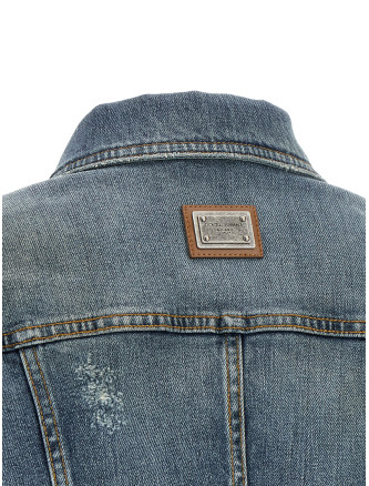 Куртка DOLCE & GABBANA Cross denim jacket (F9U67ZG8PG6S9001) #