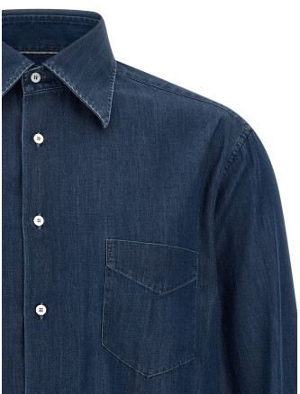 Рубашка BRUNELLO CUCINELLI Lightweight denim shirt (MR6830621C003) #