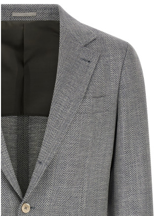 Пиджак BRUNELLO CUCINELLI Deconstructed single-breasted blazer (MV4547BTDC004) #