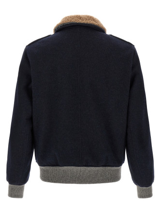 Куртка BRUNELLO CUCINELLI Cashmere bomber beaver (MM4006003C406) #