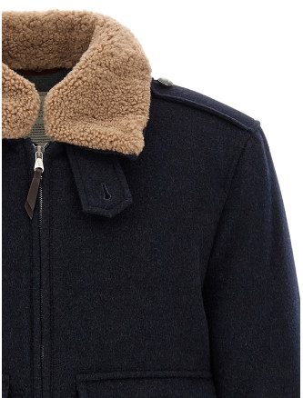 Куртка BRUNELLO CUCINELLI Cashmere bomber beaver (MM4006003C406) #