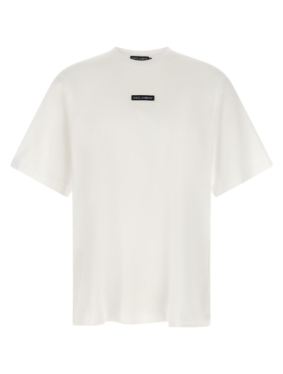 Футболка DOLCE & GABBANA Logo patch t-shirt (G8PN9TG7QNPW0800) #1