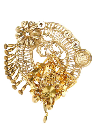 Брошь DRIES VAN NOTEN Antiqued brass brooch