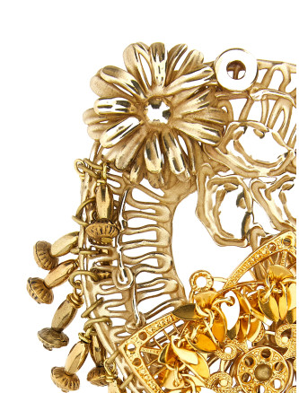 Брошь DRIES VAN NOTEN Antiqued brass brooch (2620182390075913) #
