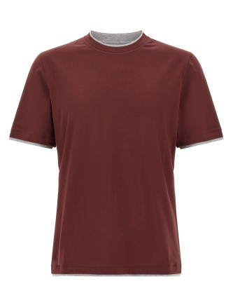 Футболка BRUNELLO CUCINELLI 'Faux-Layering'