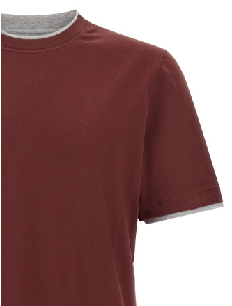 Футболка BRUNELLO CUCINELLI 'Faux-Layering' (M0B137427CGL17) #
