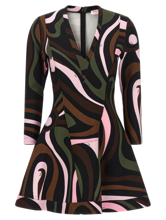 Мини-платье EMILIO PUCCI 'Marmo' (6UJG866U766004) #1