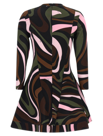 Мини-платье EMILIO PUCCI 'Marmo' (6UJG866U766004) #