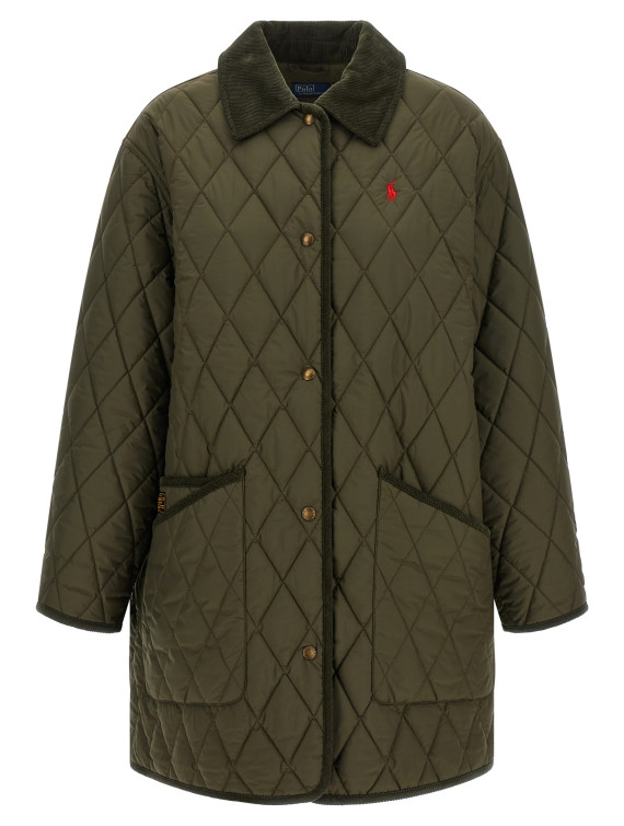 Quilted Padded Jacket With Embroidery (211971180002) #1