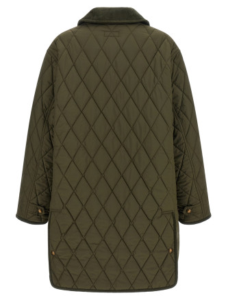 Quilted Padded Jacket With Embroidery (211971180002) #