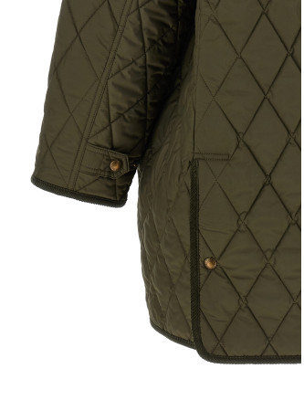 Quilted Padded Jacket With Embroidery (211971180002) #