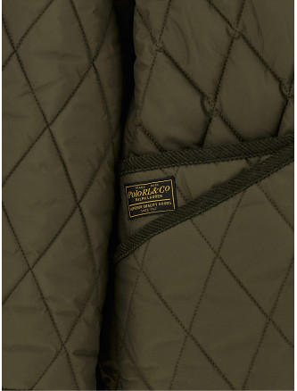Quilted Padded Jacket With Embroidery (211971180002) #