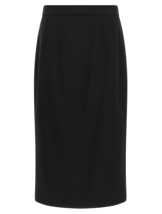 Юбка миди DOLCE & GABBANA Stretch wool skirt