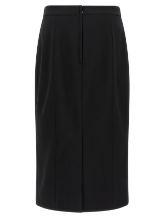 Юбка миди DOLCE & GABBANA Stretch wool skirt (F4DEJTFUBCEN0000) #