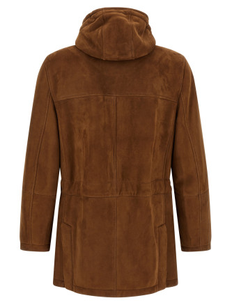 Куртка BRUNELLO CUCINELLI Suede parka (MPMCU2095C8052) #