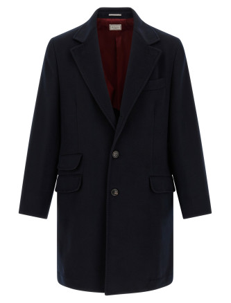 Пальто BRUNELLO CUCINELLI Wool beaver coat