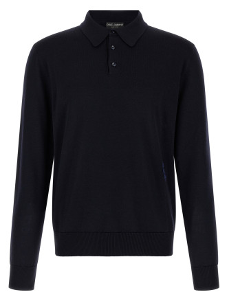 Поло DOLCE & GABBANA Virgin wool polo shirt