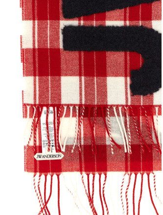 Шарф J.W.ANDERSON 'Checkered Logo' (SA0011FA0501462) #