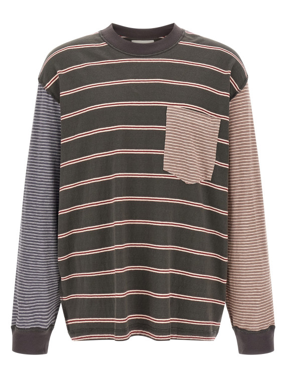 Свитер SONG FOR THE MUTE Stripes rugby shirt (262MJP017RGBSCHACHARCOAL) #1
