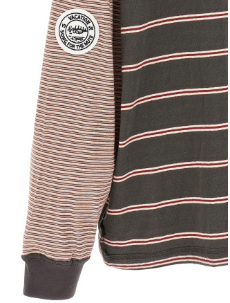 Свитер SONG FOR THE MUTE Stripes rugby shirt (262MJP017RGBSCHACHARCOAL) #