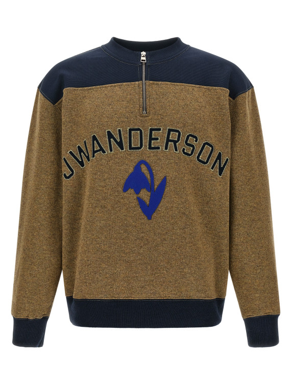 Свитшот J.W.ANDERSON Half-zip sweatshirt (JW0281PG2033133) #1