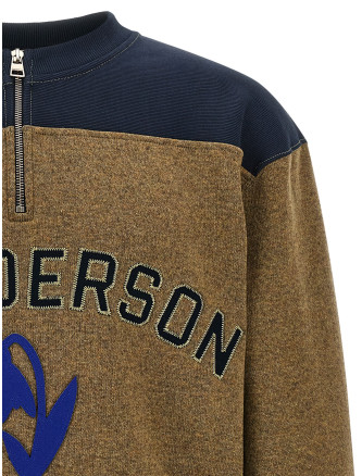 Свитшот J.W.ANDERSON Half-zip sweatshirt (JW0281PG2033133) #
